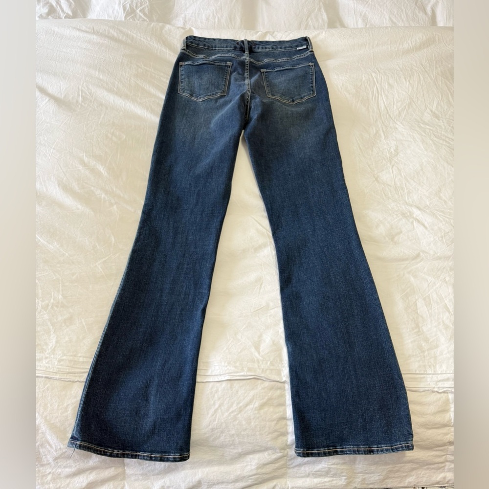 Dear John | SZ 30 (32.5” Inseam) | Alto Split Hem Ankle Flare Denim Blue Jeans - Picture 6 of 10